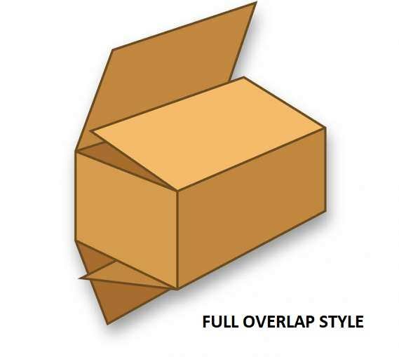 Full Over Lap Corrugated Box